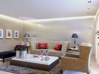 Living Area Designs ZED Associates Pvt. Ltd. Modern living room