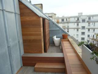 Terrasses et Balcons, Scènes d'extérieur Scènes d'extérieur Modern style balcony, porch & terrace