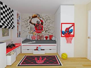 Basketbol Temalı Çocuk Odası, MOBİLYADA MODA MOBİLYADA MODA Modern nursery/kids room
