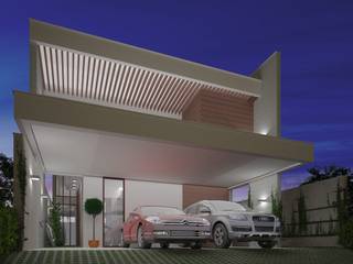 Residência Pochapski, Sieg Arquitetura e Construção Sieg Arquitetura e Construção บ้านและที่อยู่อาศัย คอนกรีต