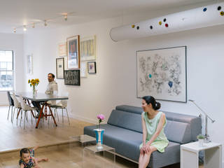472 Greenwich st, NYC, ImagenSubliminal ImagenSubliminal Salas de estilo moderno