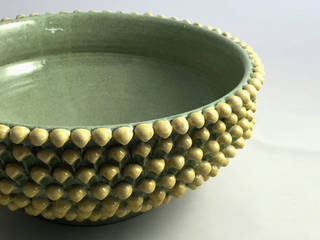 Emerald green pine cone, Ceramica ND Dolfi Ceramica ND Dolfi Modern houses Ceramic