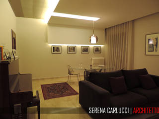 CASA | LG, SERENA CARLUCCI ARCHITETTO SERENA CARLUCCI ARCHITETTO ห้องนั่งเล่น