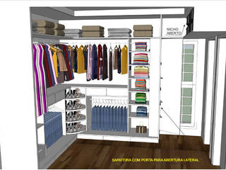 CH_House, Studio 15 Arquitetura Studio 15 Arquitetura Moderne Ankleidezimmer Accessoires und Dekoration