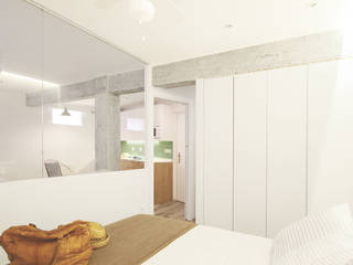 G14 HOUSE, luisjaguilar /// architects luisjaguilar /// architects Scandinavian style bedroom