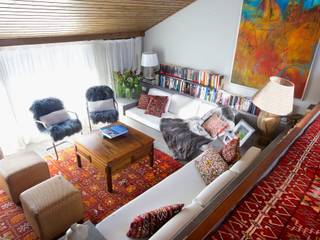 VIVIENDA UNIFAMILIAR SITUADA EN LAS RÍAS BAIXAS., María Cervera María Cervera Ausgefallener Multimedia-Raum