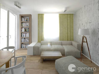 Mieszkanie w Poznaniu, GENERO GENERO Modern living room