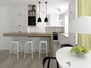 Mieszkanie w Poznaniu, GENERO GENERO Modern kitchen