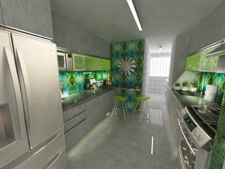 Remodelación Cocina MMP, OPFA Diseños y Arquitectura OPFA Diseños y Arquitectura Modern style kitchen MDF