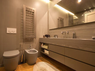 Casa Brac-Marseille (Milano), studiodonizelli studiodonizelli Modern Banyo Mermer