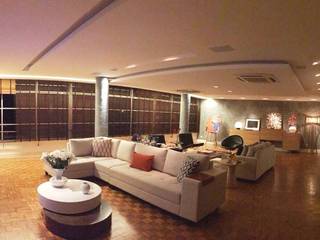 Apartamento Copacabana, Carlos Salles Arquitetura e Interiores Carlos Salles Arquitetura e Interiores 现代客厅設計點子、靈感 & 圖片