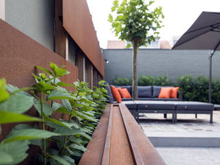 Kleine tuin in Made, De Rooy Hoveniers De Rooy Hoveniers Jardins modernos