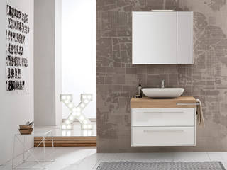Summit collectio: furniture elements, Mastella - Italian Bath Fashion Mastella - Italian Bath Fashion Modern Bathroom Engineered Wood Transparent