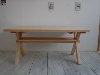 ダイニングテーブル, hatch hatch Dining room لکڑی Wood effect