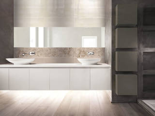 PORCELLANA , CERAMICHE BRENNERO SPA CERAMICHE BRENNERO SPA Modern bathroom سرامک