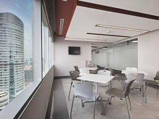Corporativo en Reforma Diana, usoarquitectura usoarquitectura Nowoczesne domowe biuro i gabinet