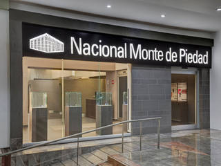 Nacional Monte de Piedad (Sucursal Santa Fe), usoarquitectura usoarquitectura Ruang Studi/Kantor Modern