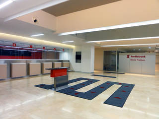 Scotiabank (Sucursal No.1), usoarquitectura usoarquitectura Ruang Studi/Kantor Modern