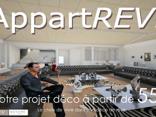 Atelier d'artiste, Appartrev.... Appartrev.... Salas modernas