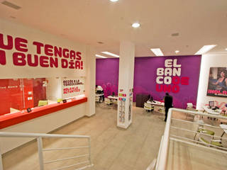 Banco Deuno (Sucursales), usoarquitectura usoarquitectura Ruang Studi/Kantor Modern