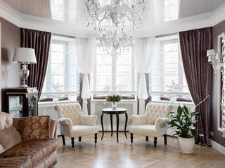 Квартира в г.Калининграде, AGRAFFE design AGRAFFE design Classic style living room