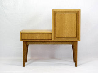 テレフォンベンチ, 木の家具 quiet furniture of wood 木の家具 quiet furniture of wood 北欧デザインの リビング 木 木目調