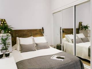 Cabeceros palet, EnKaja EnKaja Rustic style bedroom