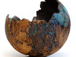 Origine, Nathalie Landot Nathalie Landot ArtworkOther artistic objects Keramik Blue