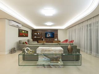 Apartamento Florianopolis, Locus Arquitetura Locus Arquitetura Salones de estilo moderno
