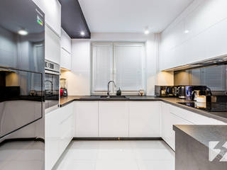 Nowoczesne meble na wymiar do mieszkania, 3TOP 3TOP Modern kitchen MDF