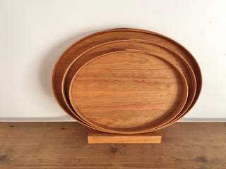 Shaker Oval Trays, Okalu Okalu Cocinas de estilo clásico