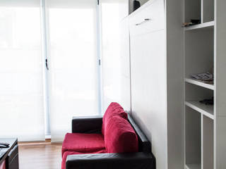 30 m2 - BOEDO - Buenos Aires - Arg, MinBai MinBai Minimalist bedroom Wood Wood effect