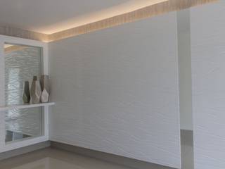Vestibulos, Monica Saravia Monica Saravia モダンスタイルの 玄関&廊下&階段 木 白色