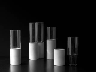 Concrete vase "Tara", Betoniu GmbH Betoniu GmbH Ruang Keluarga Minimalis