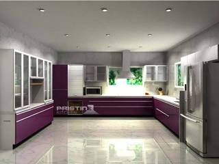 3D kitchen Designs, Pristine Kitchen Pristine Kitchen Moderne Küchen