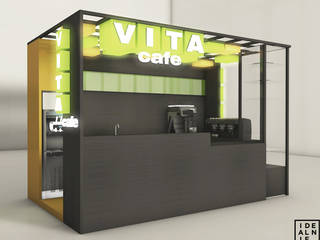 VITA CAFE - Stoisko gastronomiczne, IDEALNIE Pracownia Projektowa IDEALNIE Pracownia Projektowa