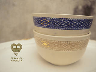 Bowls A B R E, CERAMICA AMOROSA CERAMICA AMOROSA 클래식스타일 주방 도자기