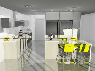 COCINA, ARCE FLORIDA LLC ARCE FLORIDA LLC Nowoczesna kuchnia Drewno O efekcie drewna