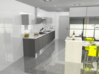 COCINA, ARCE FLORIDA LLC ARCE FLORIDA LLC Nowoczesna kuchnia Drewno O efekcie drewna