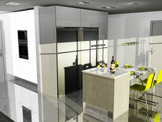 COCINA, ARCE FLORIDA LLC ARCE FLORIDA LLC Nowoczesna kuchnia Drewno O efekcie drewna