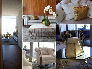 Depto Levant , Nomada Design Studio Nomada Design Studio Modern living room Grey