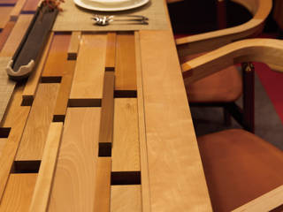 MOCTAVE HOUSE 代官山ショールーム, MOCTAVE MOCTAVE Modern dining room Wood Wood effect