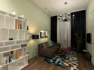 Квартира на Королевских Виноградах в Праге., ISDesign group s.r.o. ISDesign group s.r.o. Chambre originale