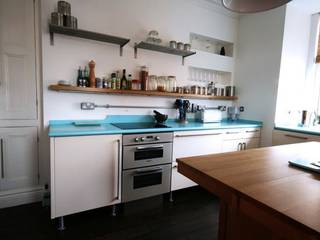 Bespoke 1950's inspired kitchen, Redesign Redesign Eklektyczna kuchnia