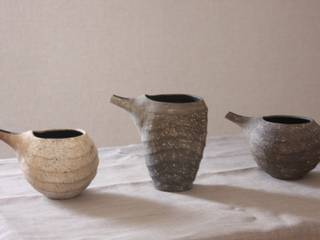 炭化酒器シリーズ, 陶房金沢 陶房金沢 Modern dining room Pottery