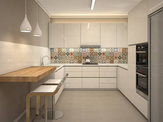 Gracia, Beivide Studio Beivide Studio Scandinavian style kitchen Wood White