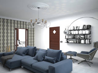 Progetto di Interior Design , Teresa Lamberti Architetto Teresa Lamberti Architetto Salon moderne