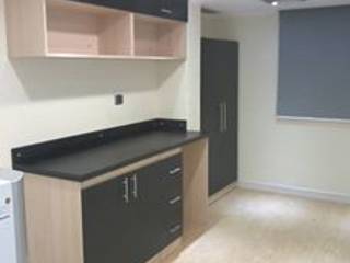 Kitchenette , Grupo Creativo DF, C.A. Grupo Creativo DF, C.A. Minimalist kitchen MDF Beige