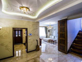 Размышления в стиле модерн, LUXER DESIGN LUXER DESIGN Modern corridor, hallway & stairs