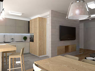 Projekt Marcelin, EMEMSTUDIO EMEMSTUDIO Modern kitchen